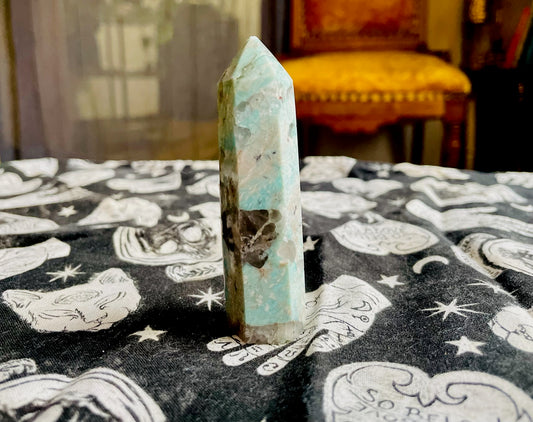 Smoky Amazonite Tower